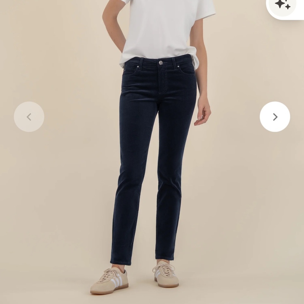 Women's Kut from the Kloth navy corduroy pants